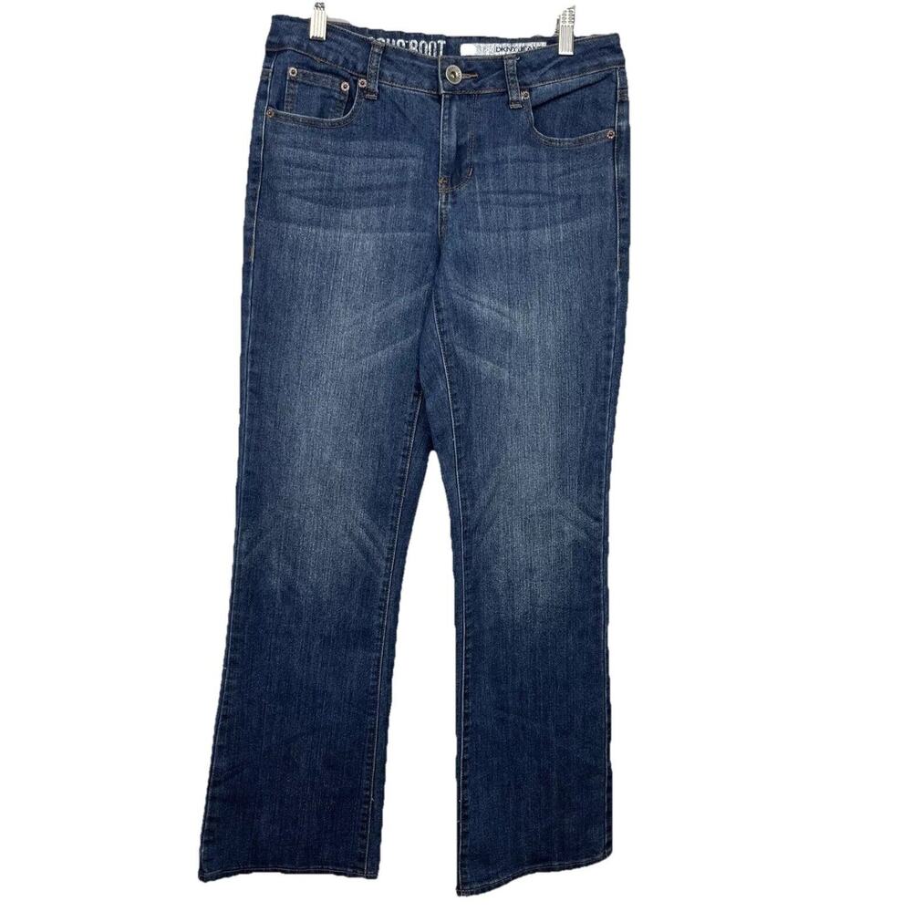 DKNY SOHO Bootcut Jeans women's 6 Blue Denim Low Rise